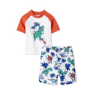 The Children's Place Rash Guard + Swimming Trunk